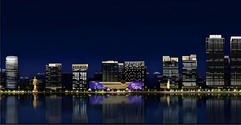 Jiujiang Bali Lake Landscape Lighting