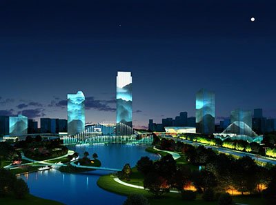 Ji’an Wuzhifeng Building Complex A2 Architectural facade lighting Project