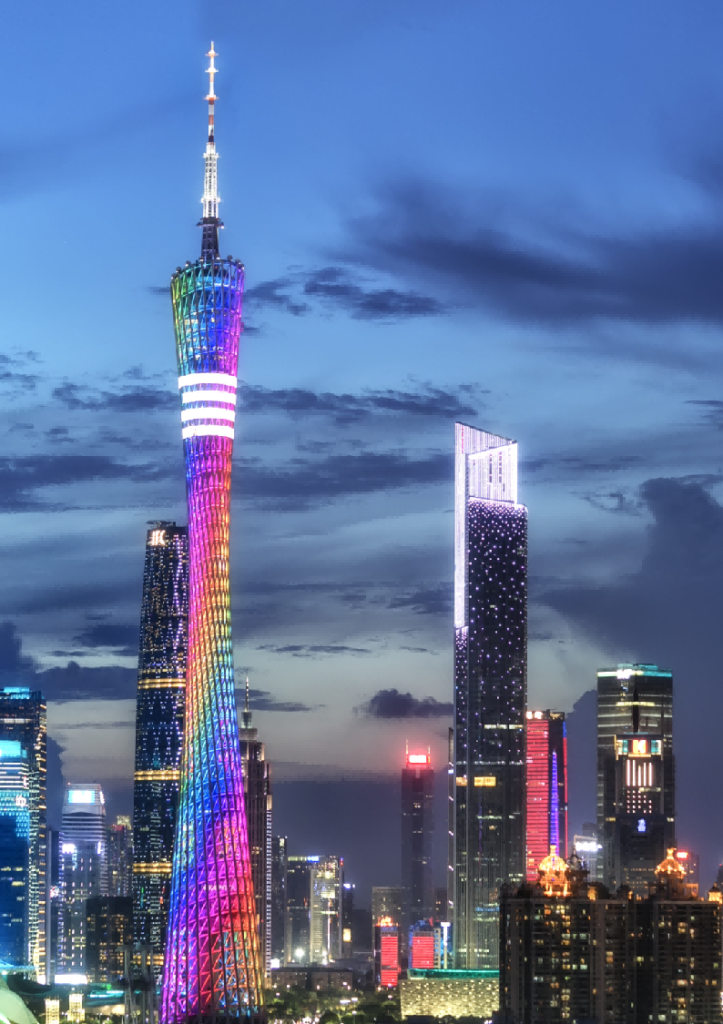 canton tower and east tower